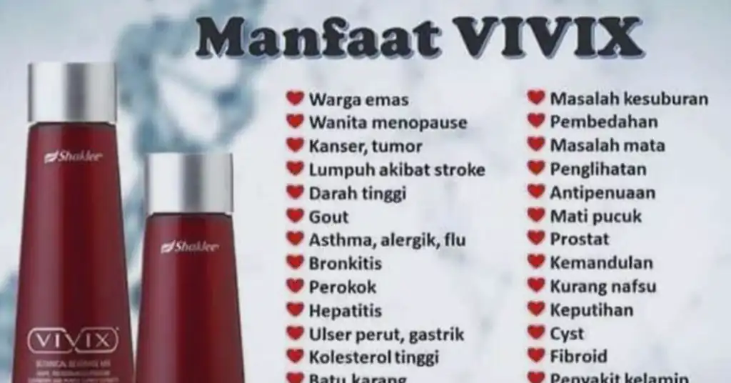 Khasiat Vivix Shaklee