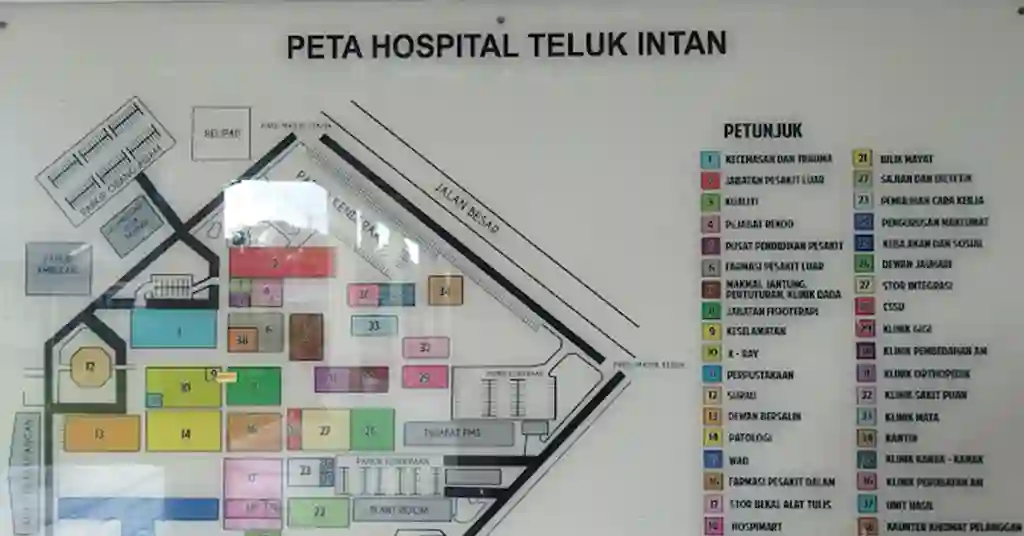 Lokasi dan Akses ke Hospital Teluk Intan